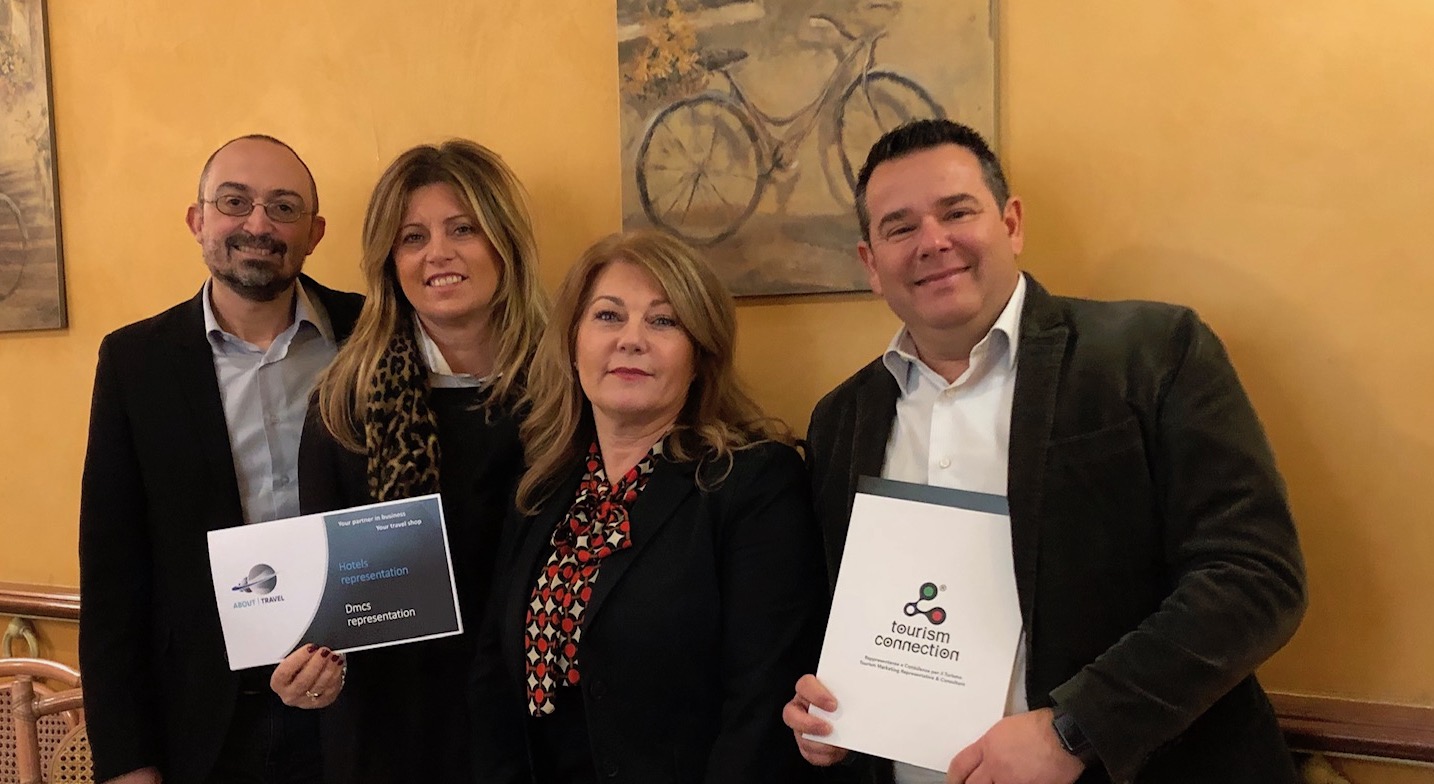 SIGLATA PARTNERSHIP TRA TOURISM CONNECTION E ABOUT TRAVEL